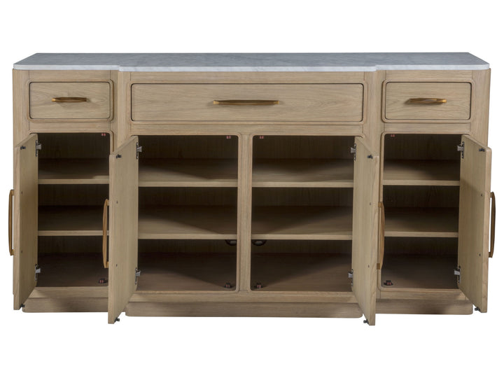 Simpatico - Simpatico Buffet With Marble Top - Light Brown