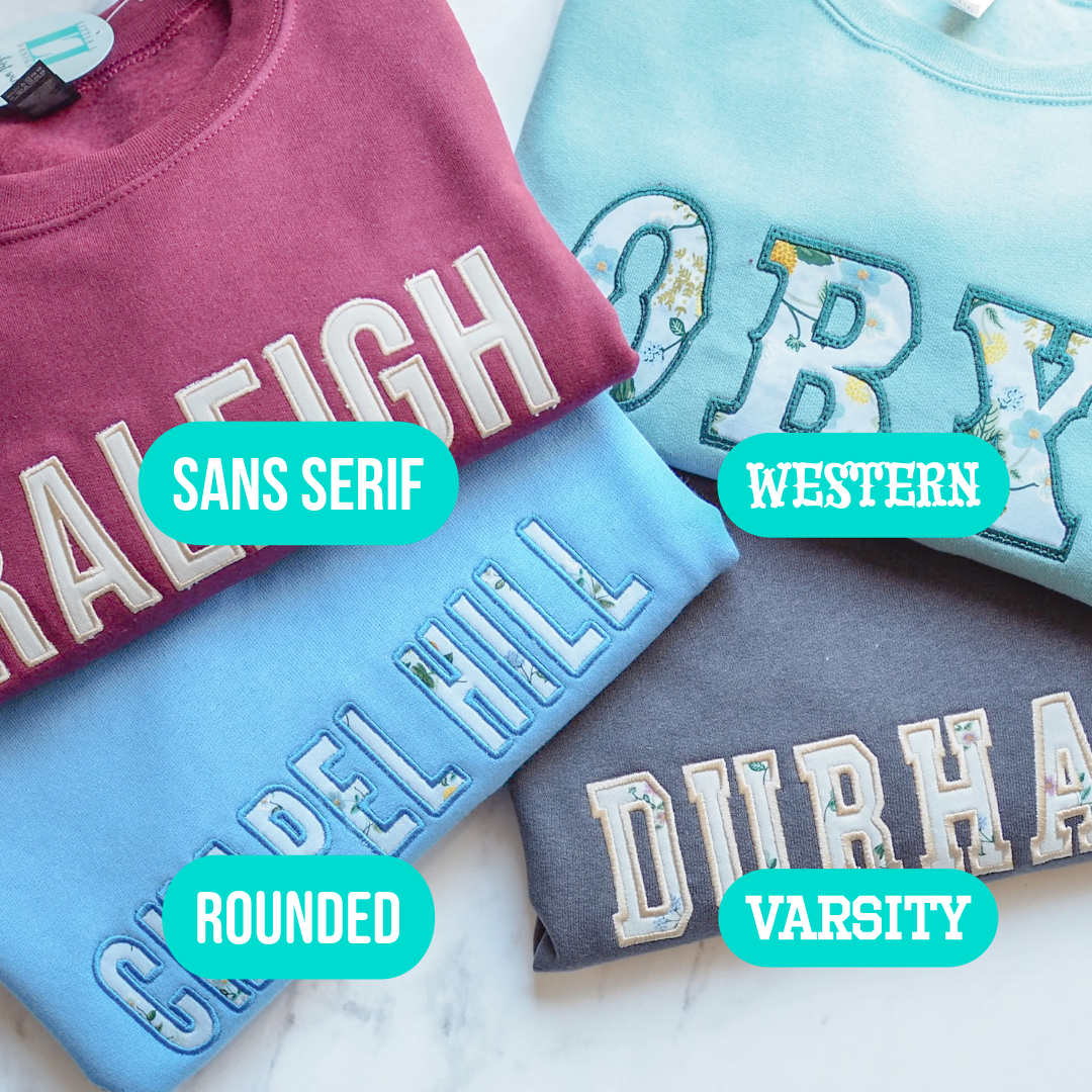 Custom Beach Summer Print Appliqué Hooded Sweatshirts