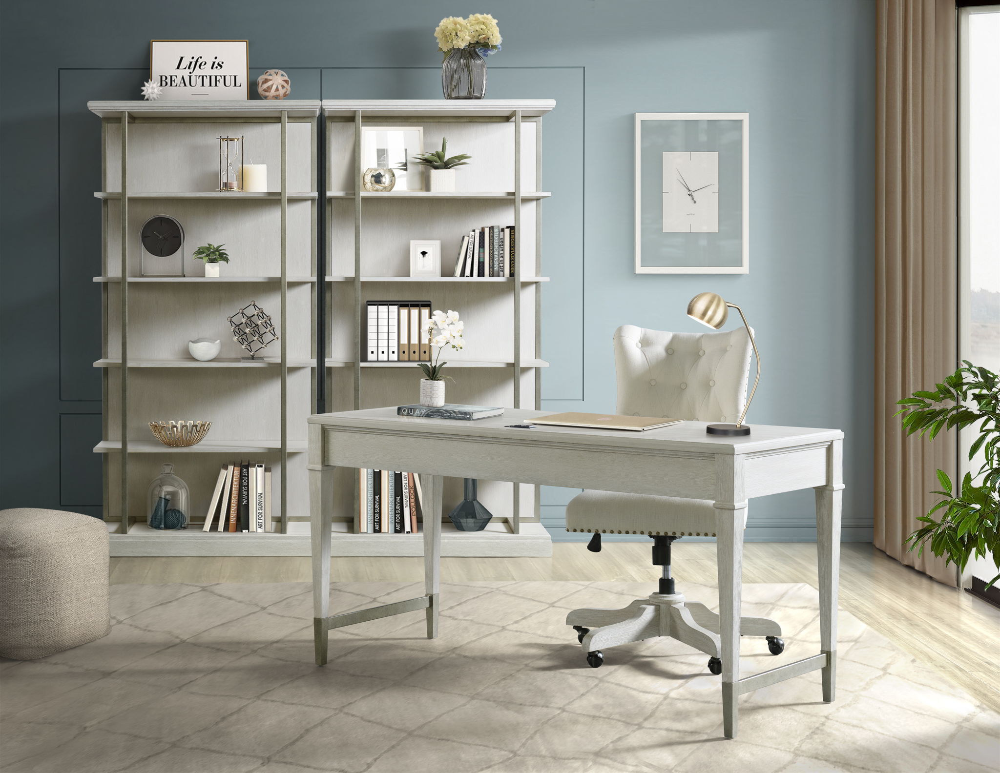 Maisie - Bookcase - Champagne