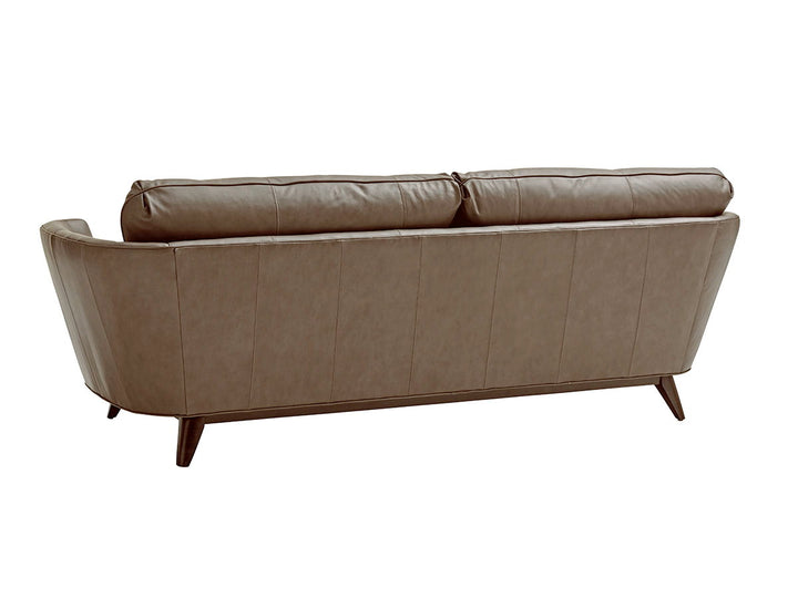Lexington Leather - Kahn Leather Sofa - Dark Brown