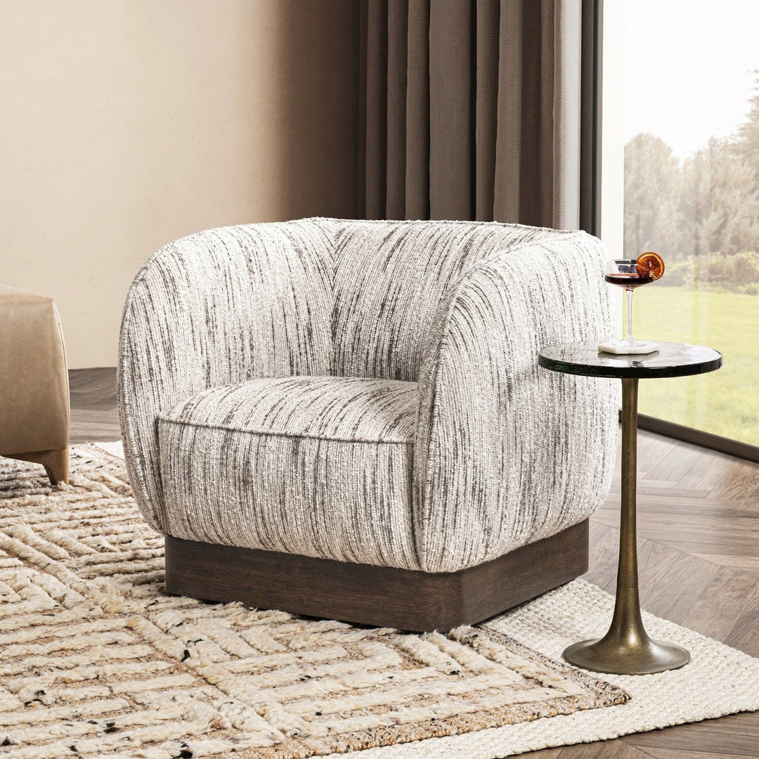 Rinner - Swivel Accent Chair - Beige