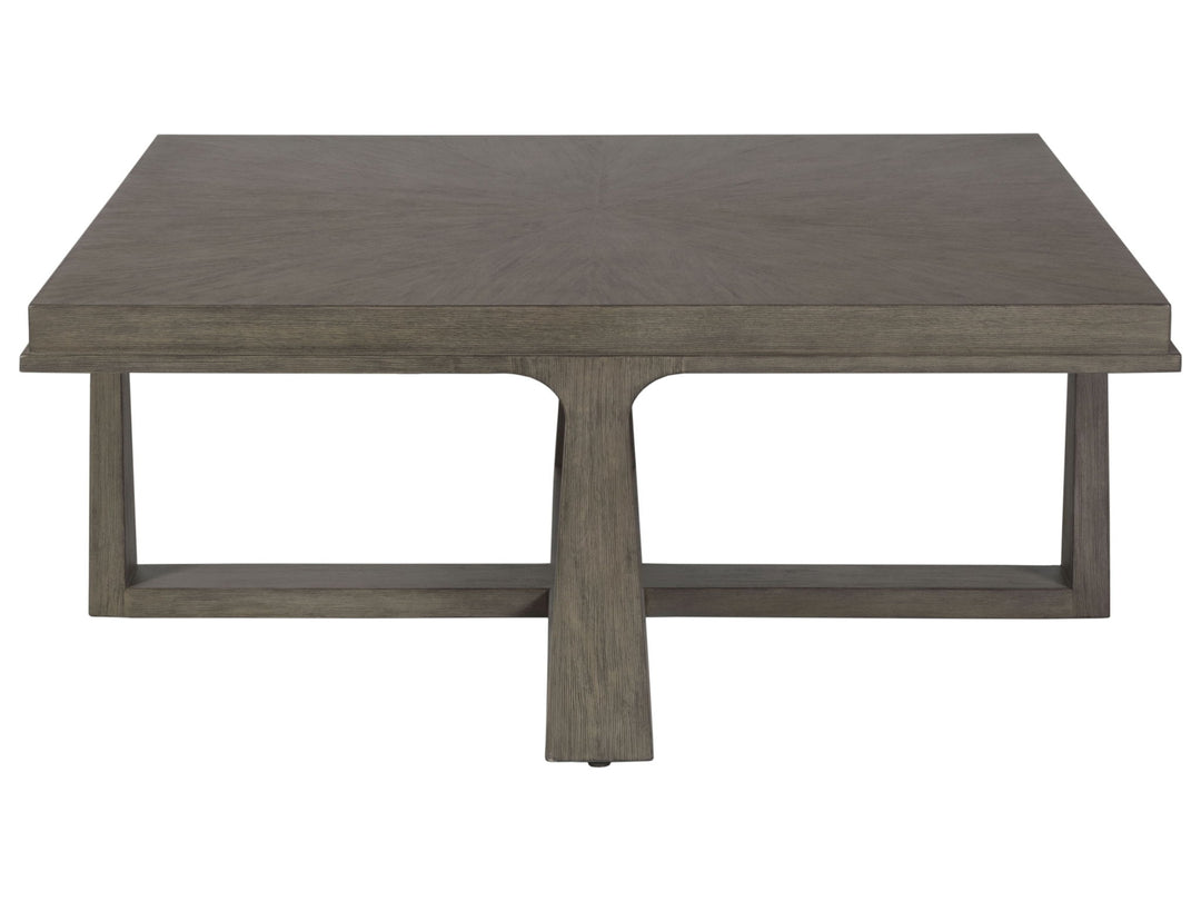 Cohesion Program - 17" Rousseau Square Cocktail Table - Dark Brown