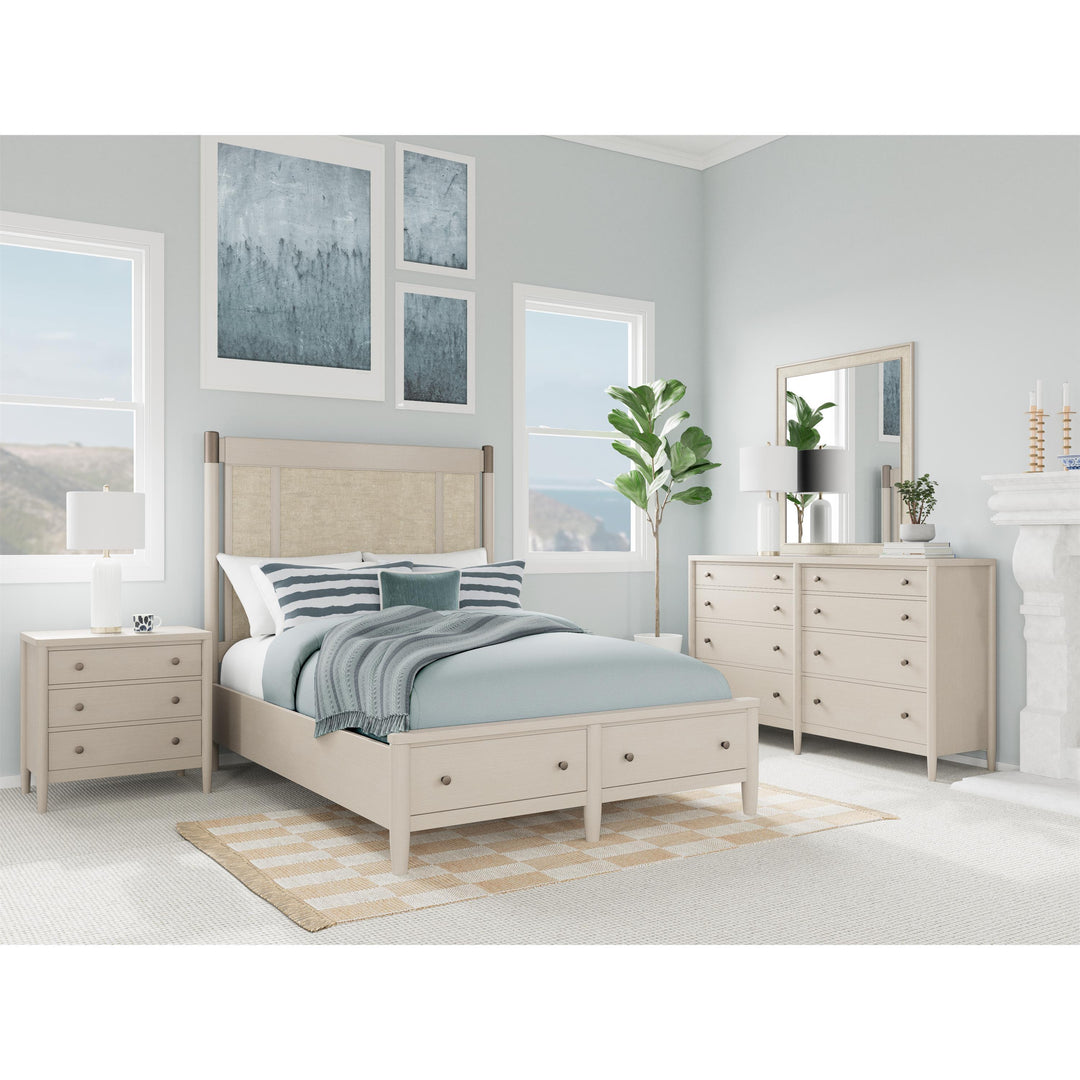 Laguna - Three Drawer Nightstand - Beige