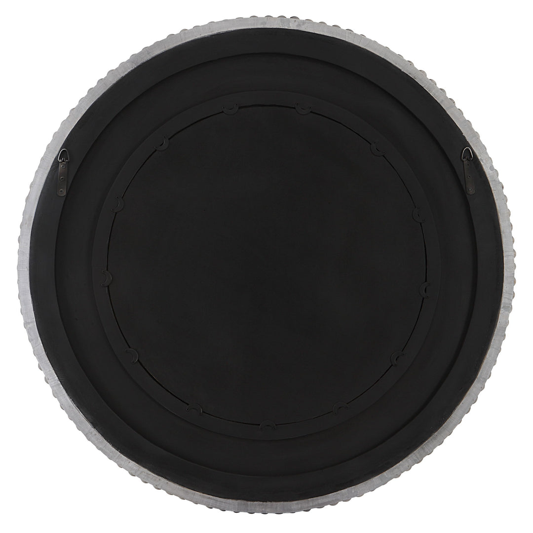 Portside - Round Gray Mirror