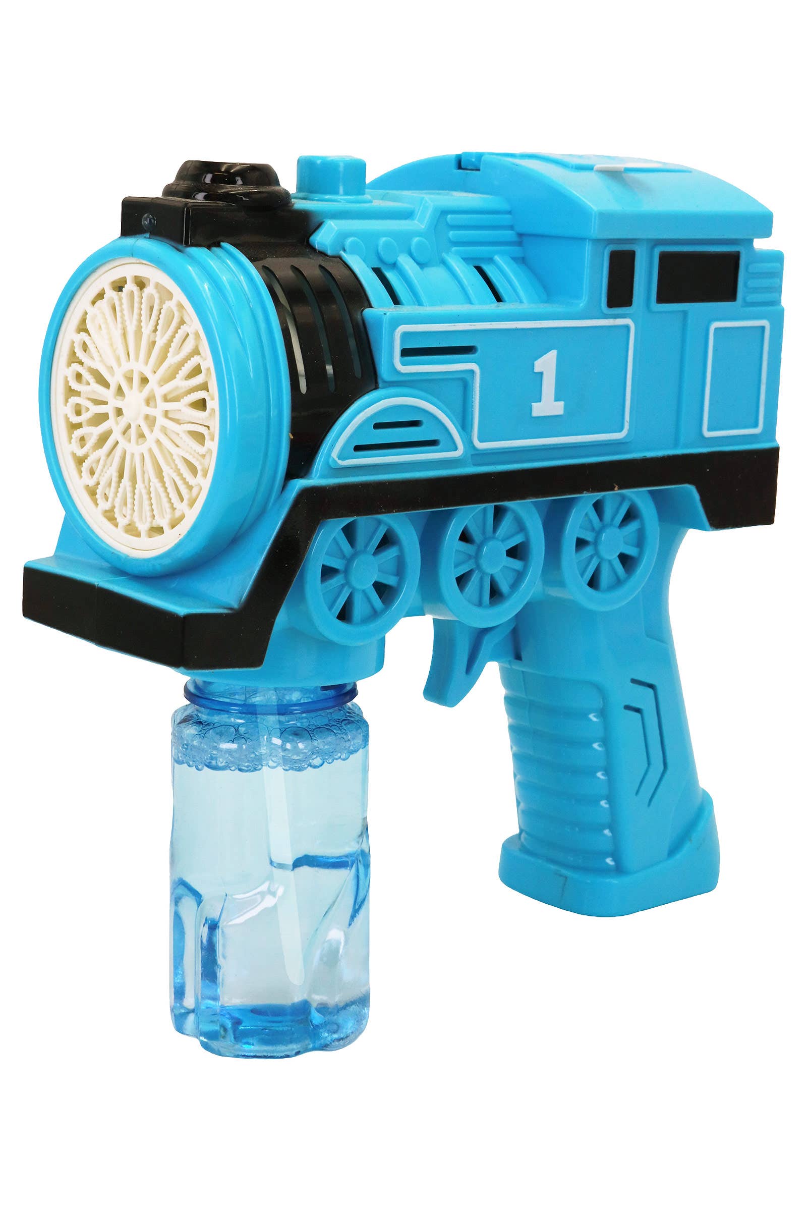 Colorful Train Car LED Light-Up Bubble Gun