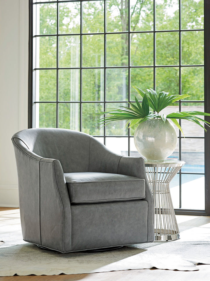 Ariana - Martini Stainless Accent Table - Pearl Silver
