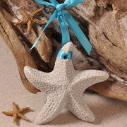 Starfish Sand Ornament: Ribbon and Glitter