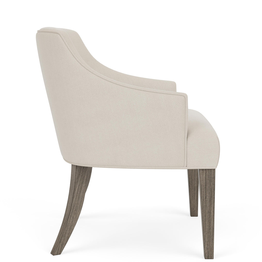 Sariel - Upholstered Host Chair (Set of 2) 2" - Gray