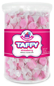 Fairtime Taffy Pink 2 Pound Tub Individually Wrapped