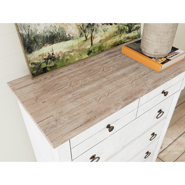 Maddox - Five Drawer Chest - White