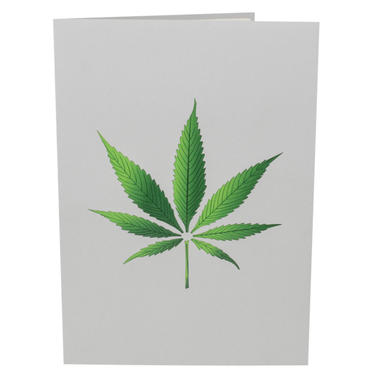 “Pot Plant” - 3D Drugs-Themed Card