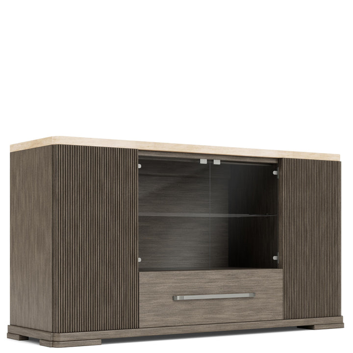 Sariel - Stone Top Server - Dark Brown