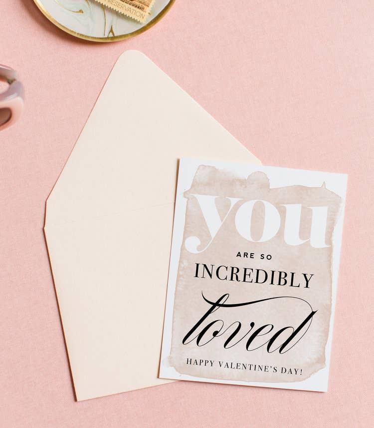 You Are So Loved - Sweet Valentine's Day Greeting Card