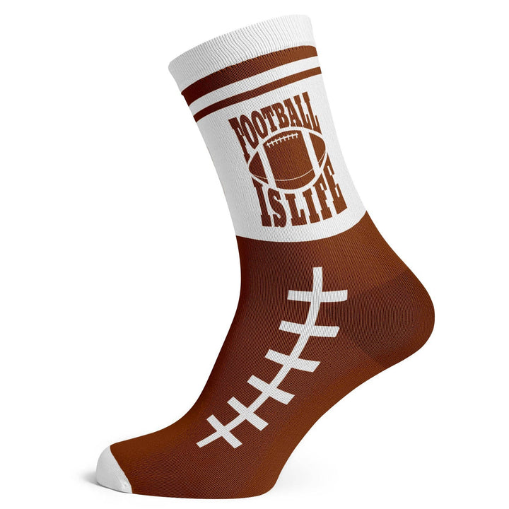Sports Football Is Life Socks: Big Shoe