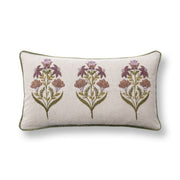 Belcourt - 14" x 26" Pillow - Floral Multi / Olive Green