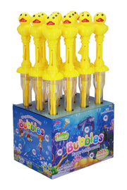 Jumbo Duck Quacking Noise Bubble Sword Stick Wand - 12 pcs