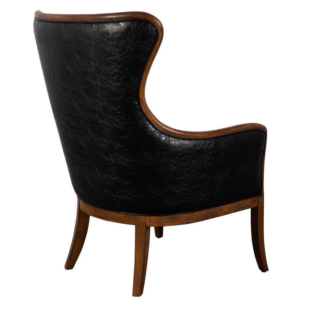Snowden - Tan Wing Chair - Light Brown