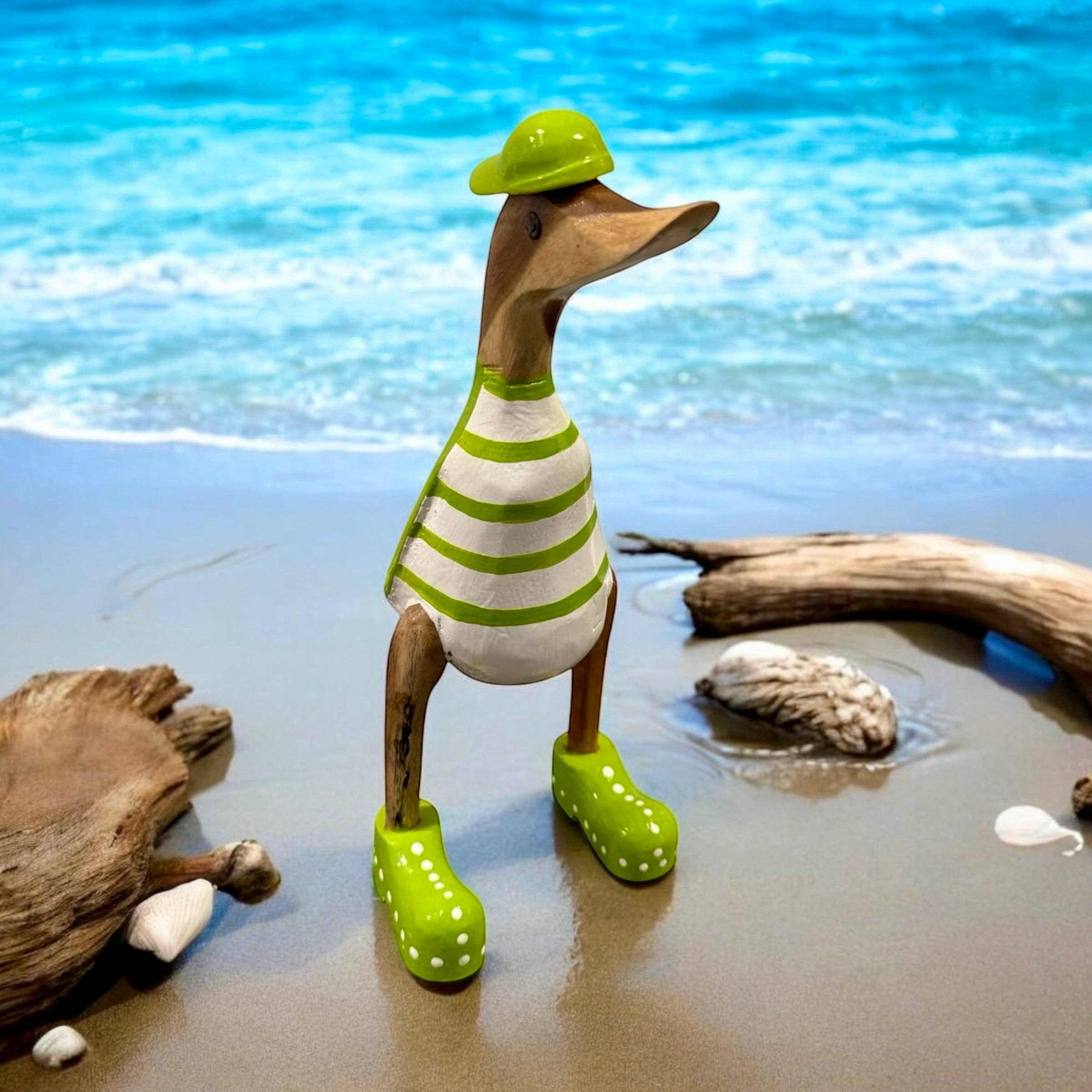 Chunky Boot Ducks - Bathing Suits: Green