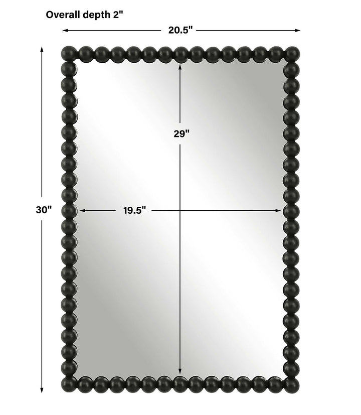 Serna - Vanity Mirror - Black