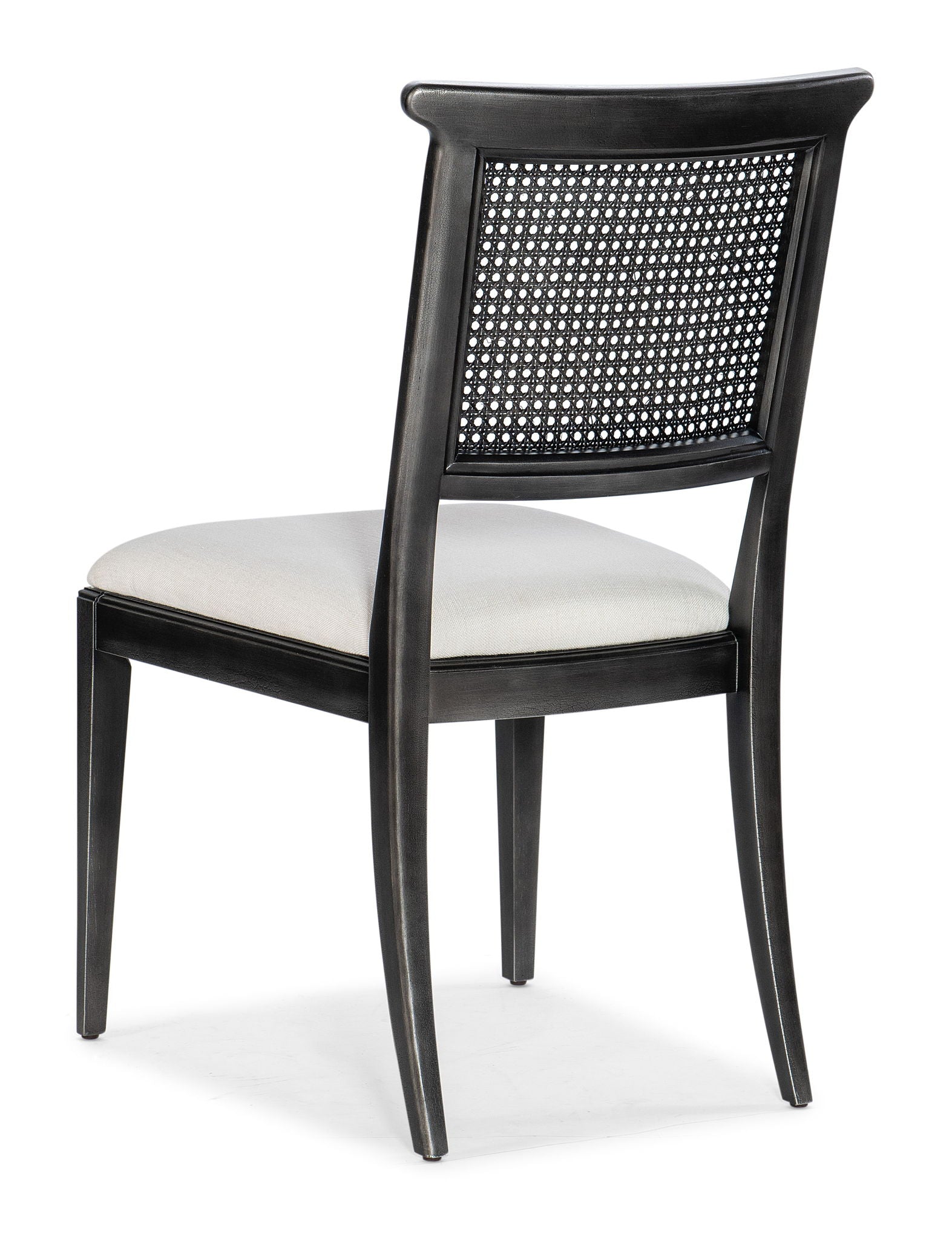 Charleston - Upholstered Seat Side Chair (Set of 2) - Black / Gray