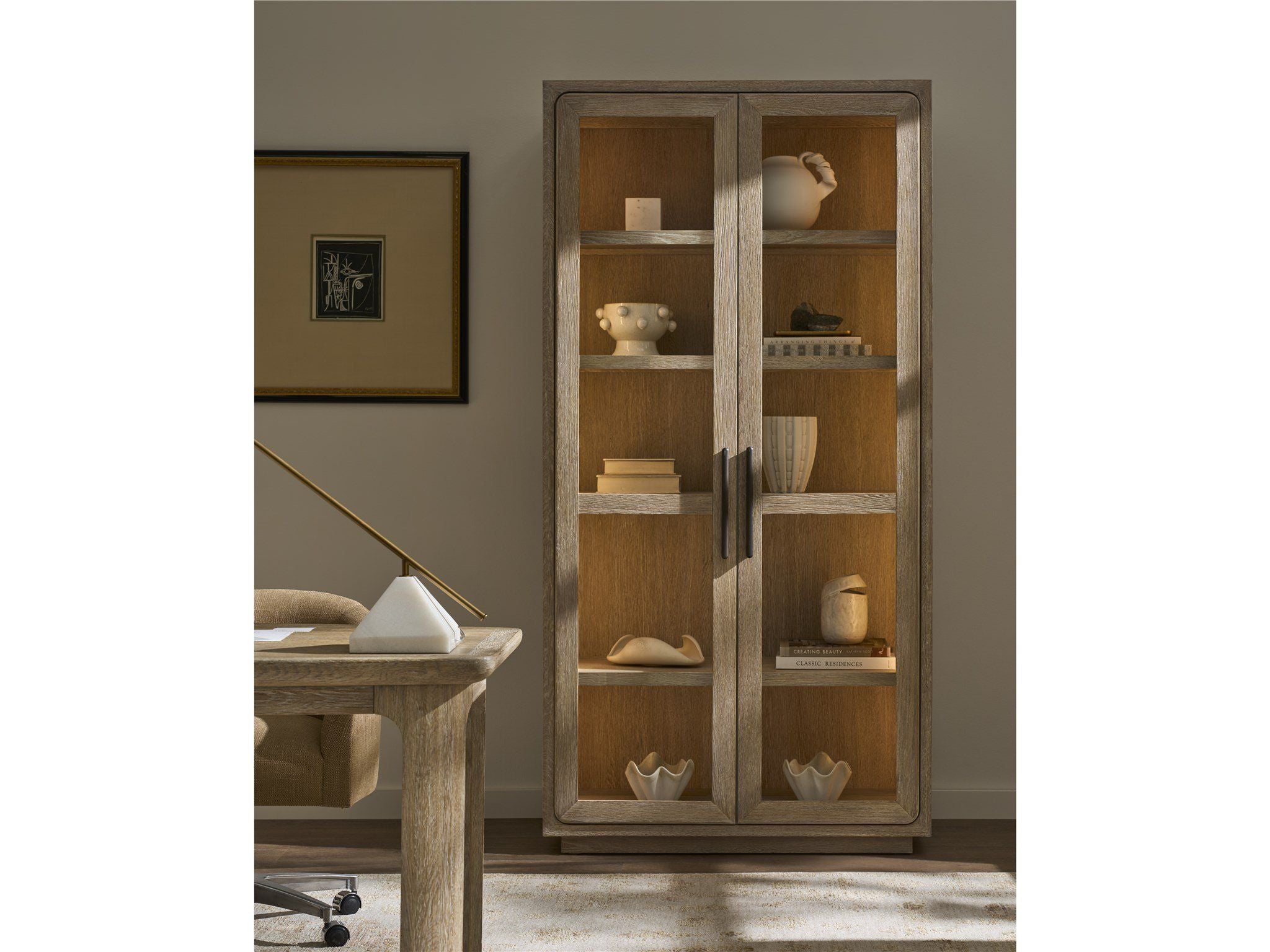 Modern - Wood Display Cabinet