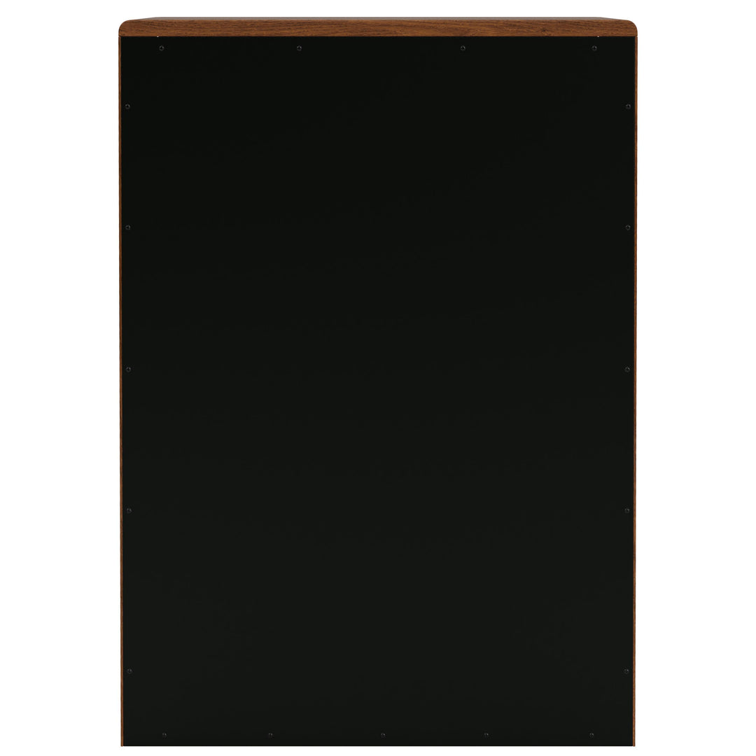 Elsie - Five Drawer Chest - Dark Brown