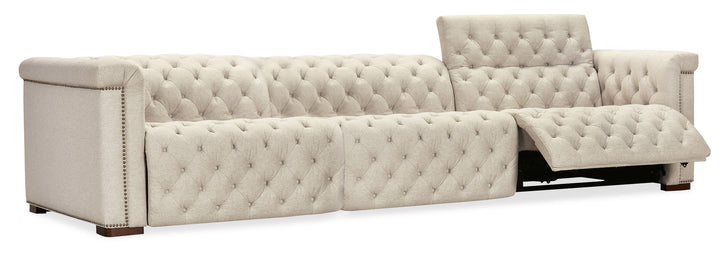 SS - Savion Deux Sofa With Two Power Recliners And Three Power Headrests