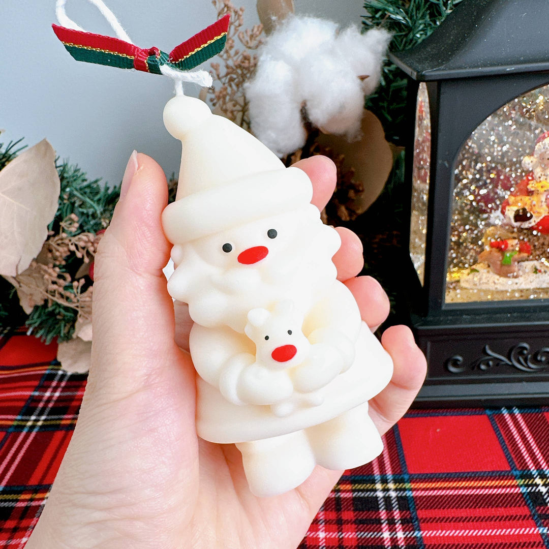 Santa Soy Candle | Christmas Candle: Santa's Workshop