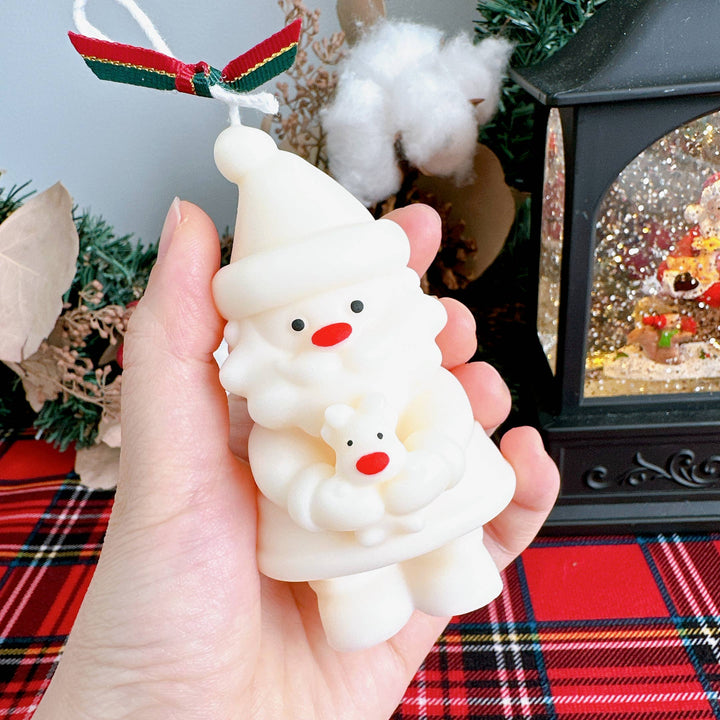 Santa Soy Candle | Christmas Candle: Santa's Workshop