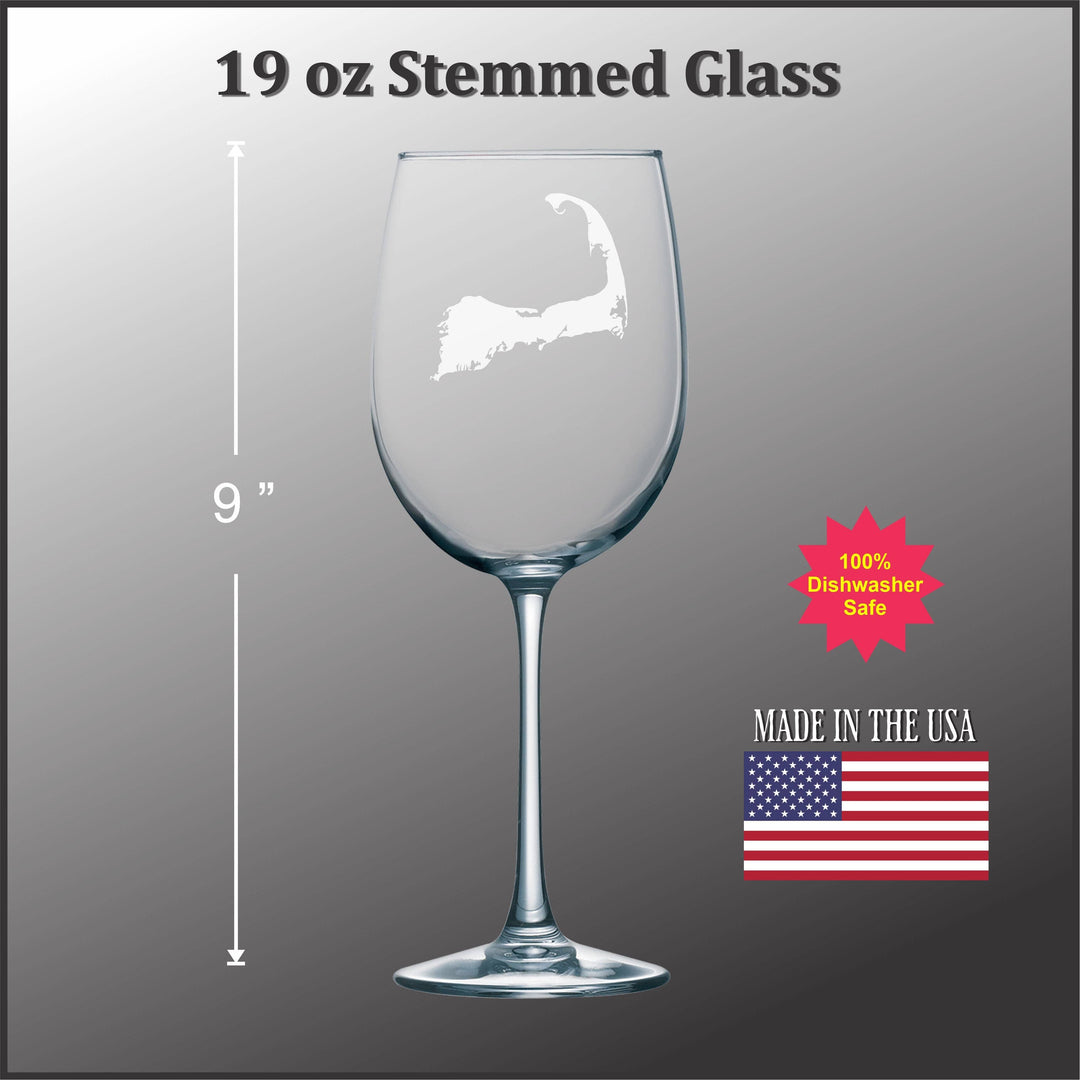 Cape Cod 19 oz Stemmed Wine Glass