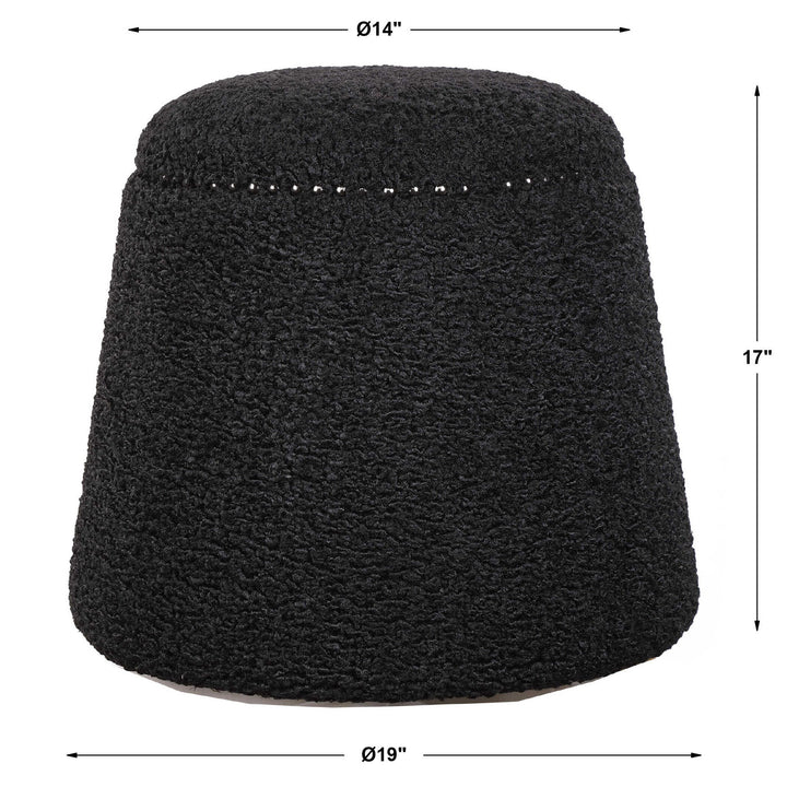 Gumdrop - Ottoman - Black