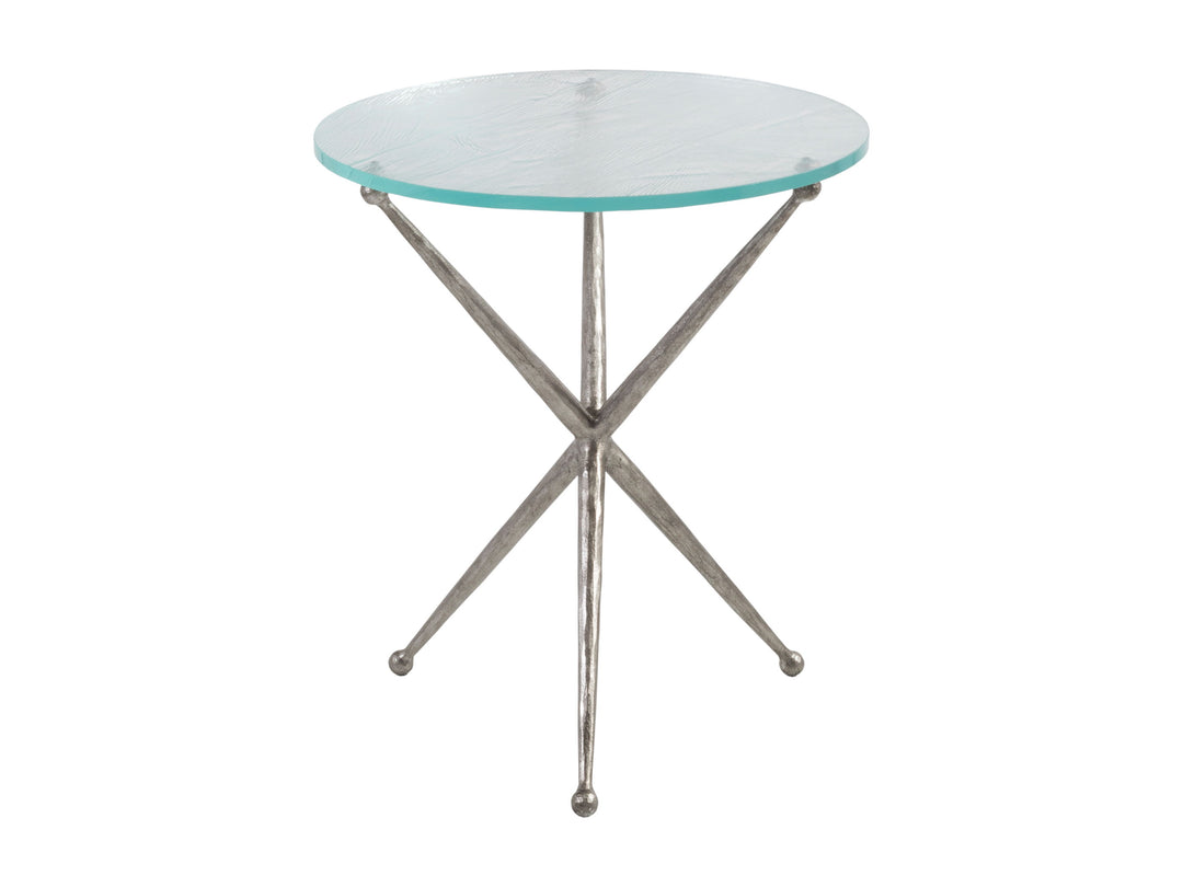Signature Designs - Marcus Round End Table - Silver