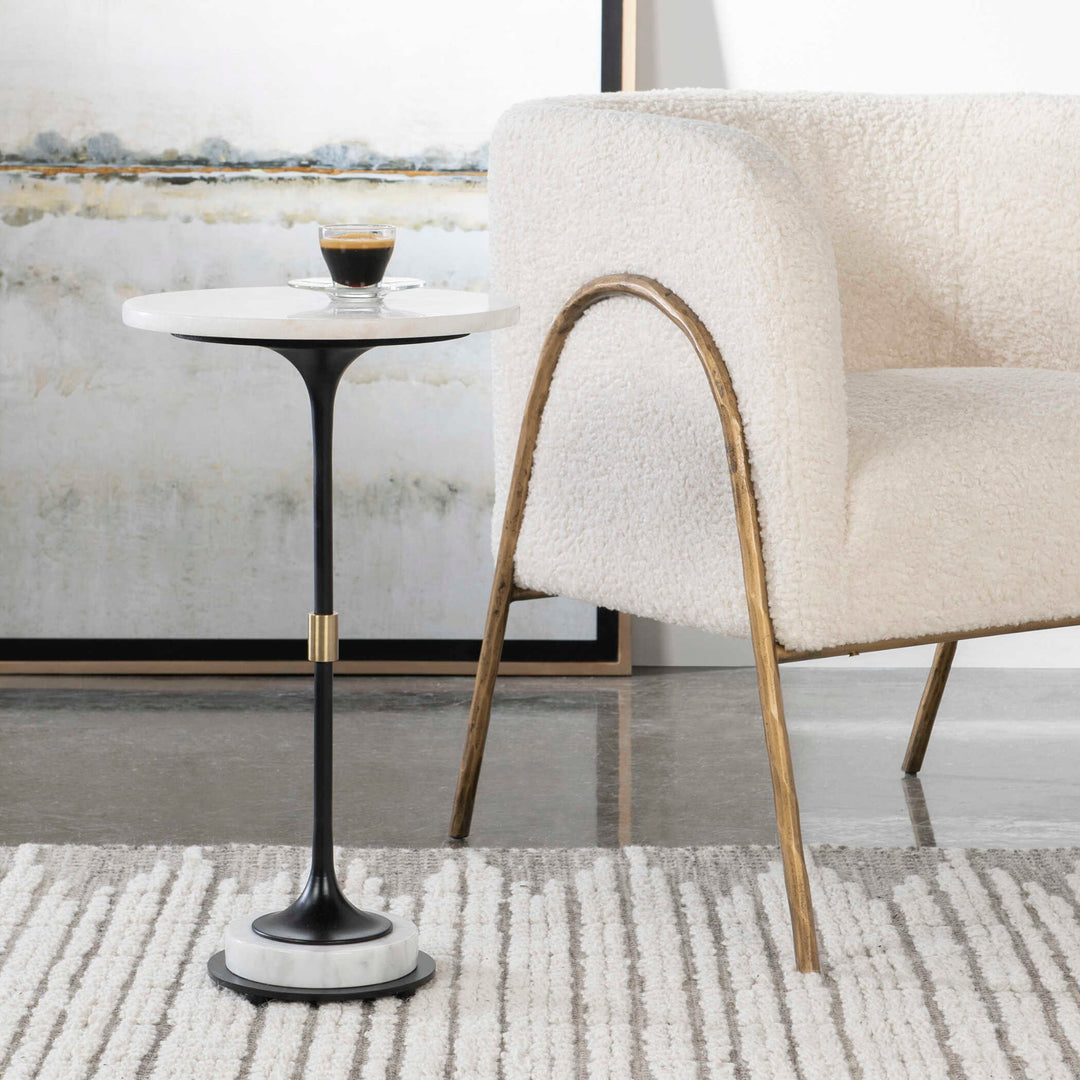 Sentry - Accent Table - White
