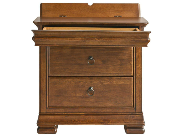 New Lou - Nightstand - Dark Brown