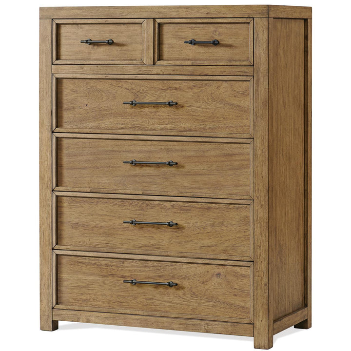 Bozeman - Five Drawer Chest - Wood - Light Brown