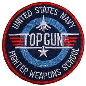 United States Naval Embroidered Iron-On/Sew-On Patch - 3"