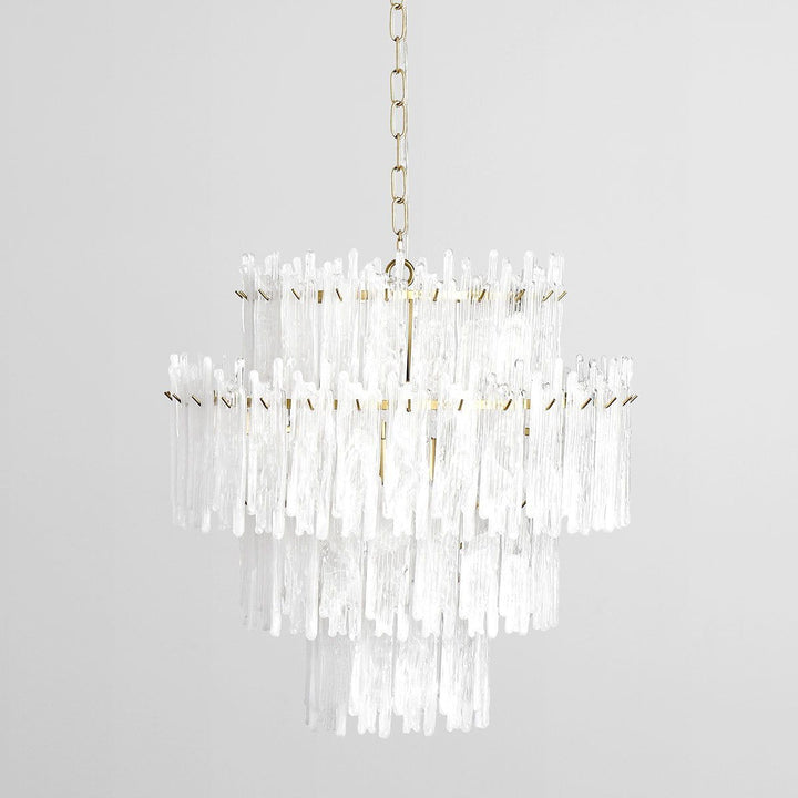 Everly - Chandelier Round - Clear/White