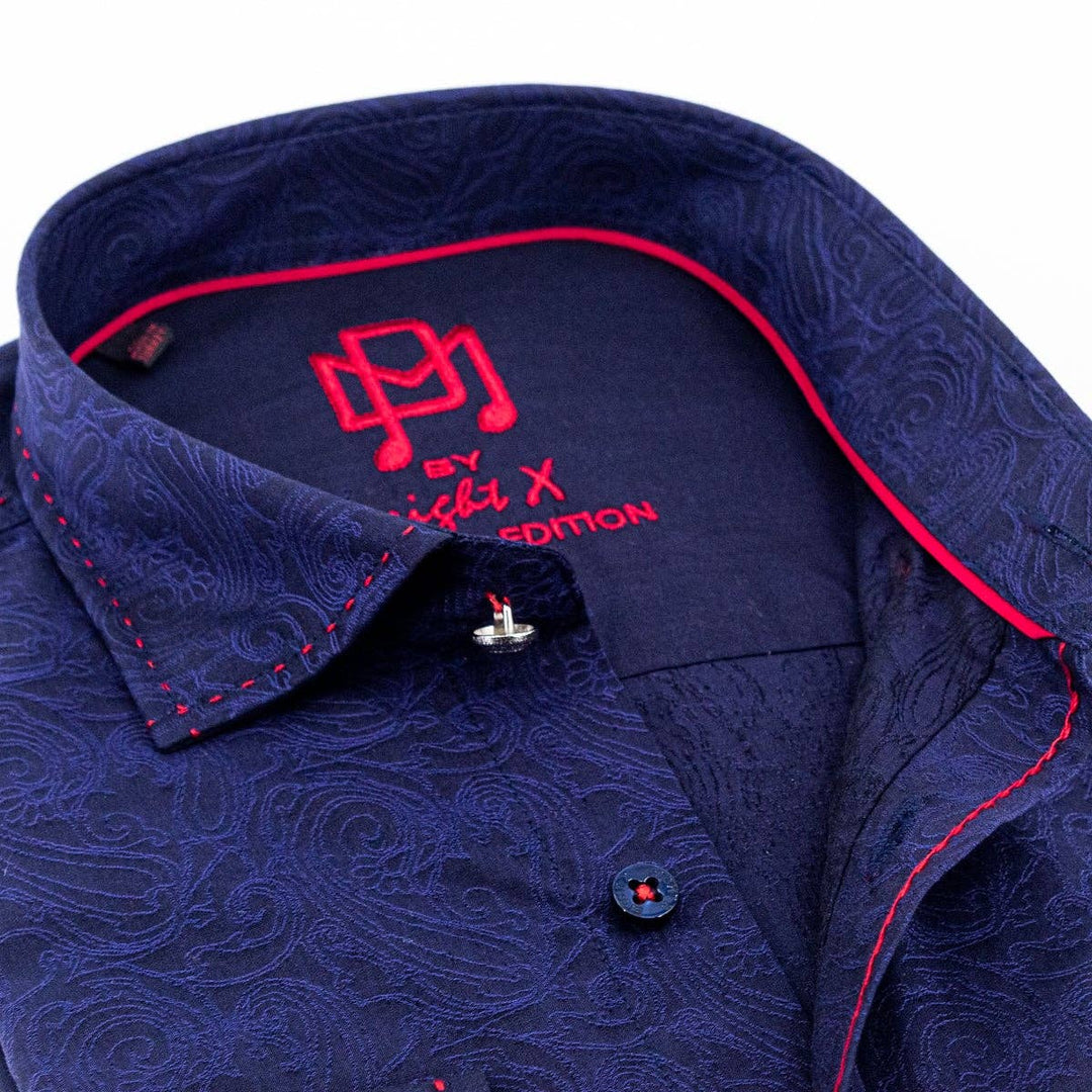 Osiris Jacquard Numbered PM Edition Shirt: NAVY / M