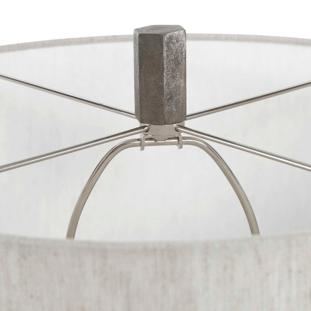 Ivor - Cast Iron Floor Lamp - Dark Gray