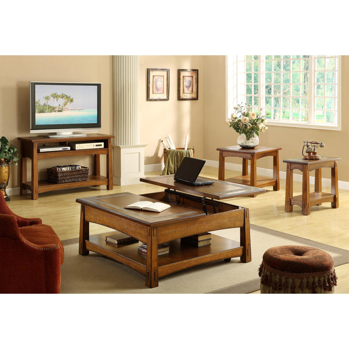 Craftsman Home - Chairside Table - Americana Oak