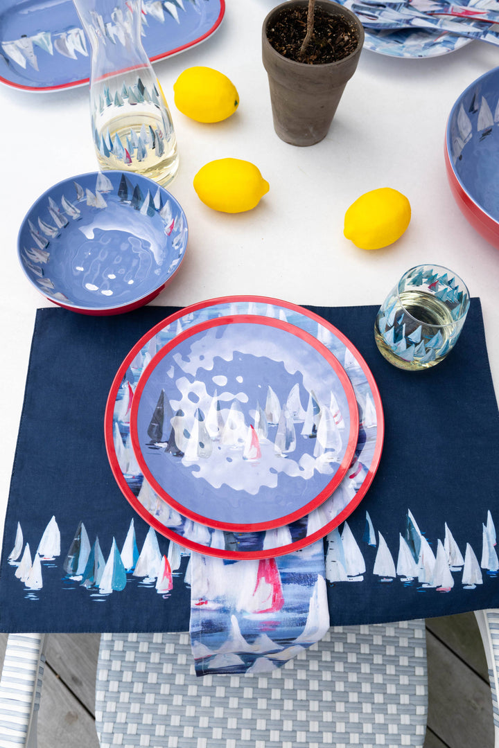 Melamine Salad Plate - Race Day: Default Title