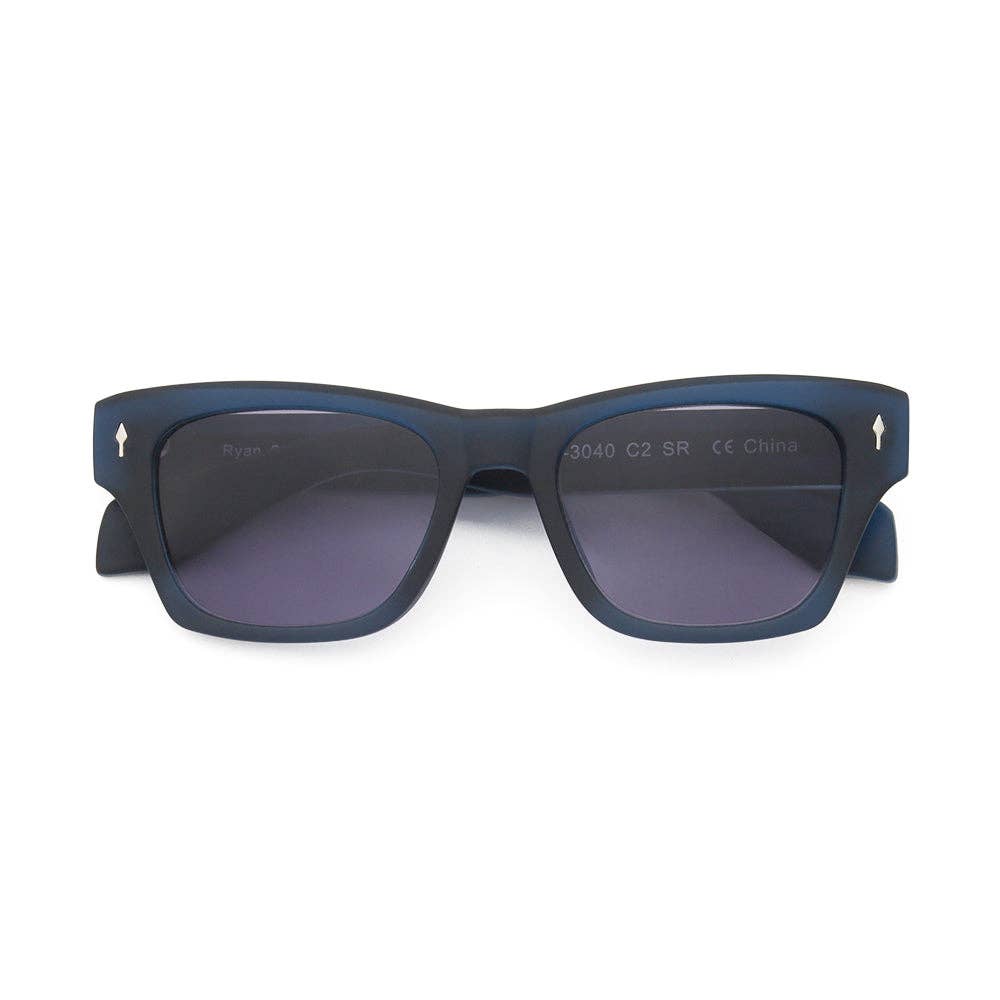 RAI | Matte Navy Blue | Sun Reader: 3.00