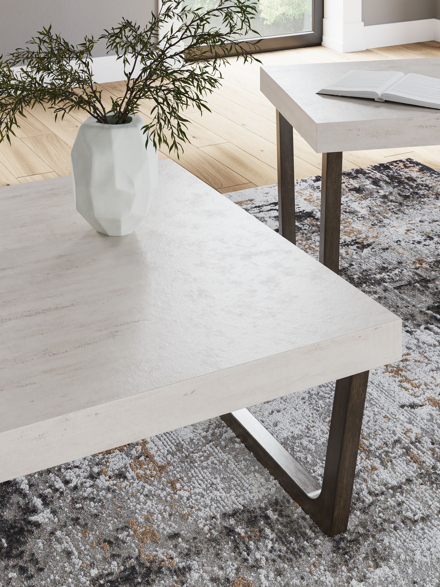 Westenfort - Occasional Table Set (Set of 2) - Espresso / Gray