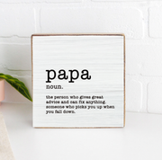 Great Advice Definition Personalized Block Sign