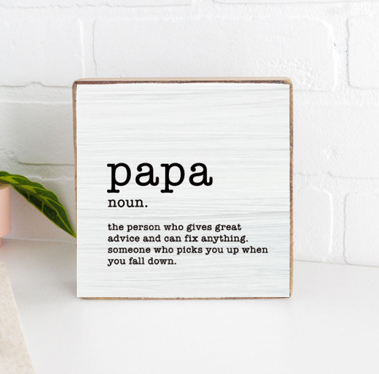 Great Advice Definition Personalized Block Sign