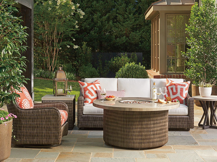 Cypress Point Ocean Terrace - Square End Table - Dark Brown
