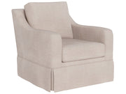 Filmore - Skirted Swivel Chair, Special Order - Beige