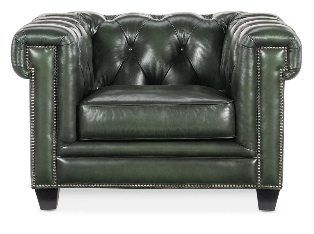 SS - Charleston Tufted Chair - Dark Green