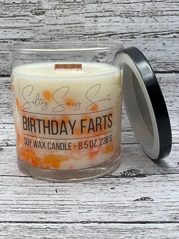 Birthday Farts - Soy Wax Candle: Blue