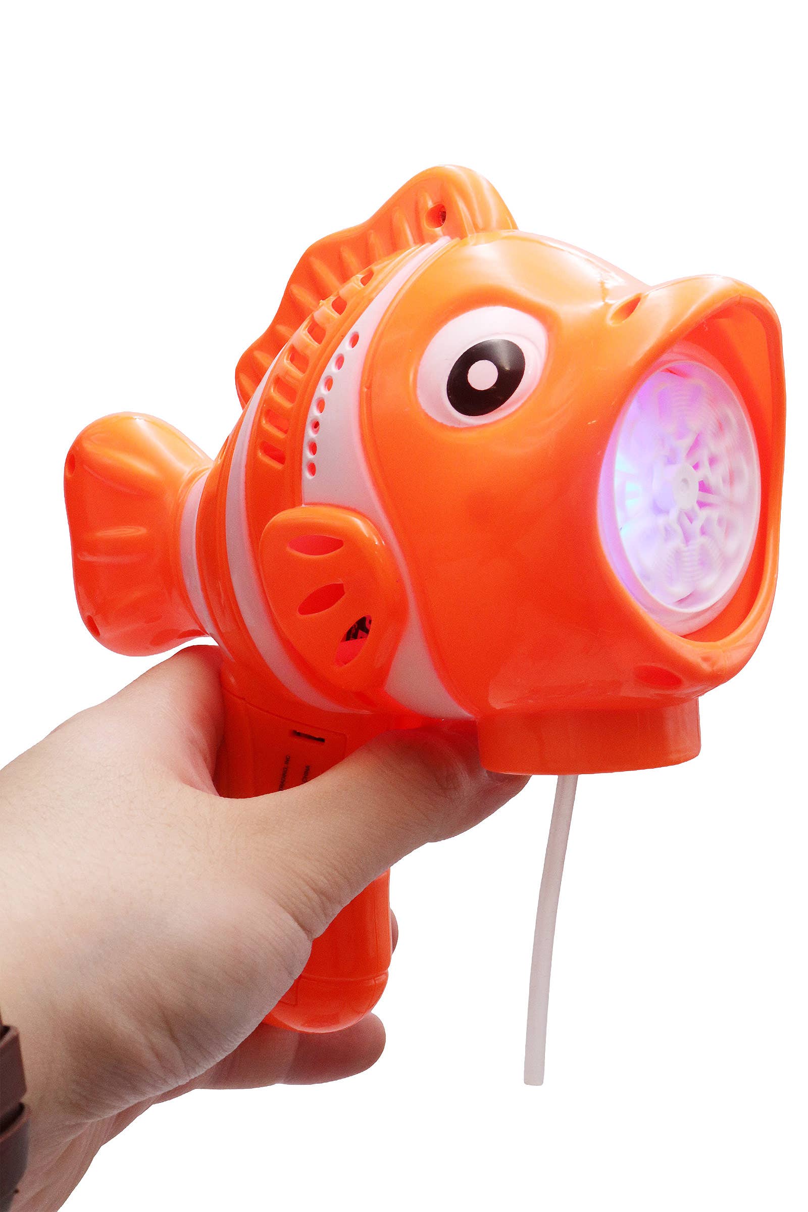 Clownfish LED Light-up Bubble Maker Gun